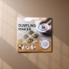 The white dumpling mold features a ring-shaped die and a central flower-shaped pleated structure for making pleated edge dots details Picture
